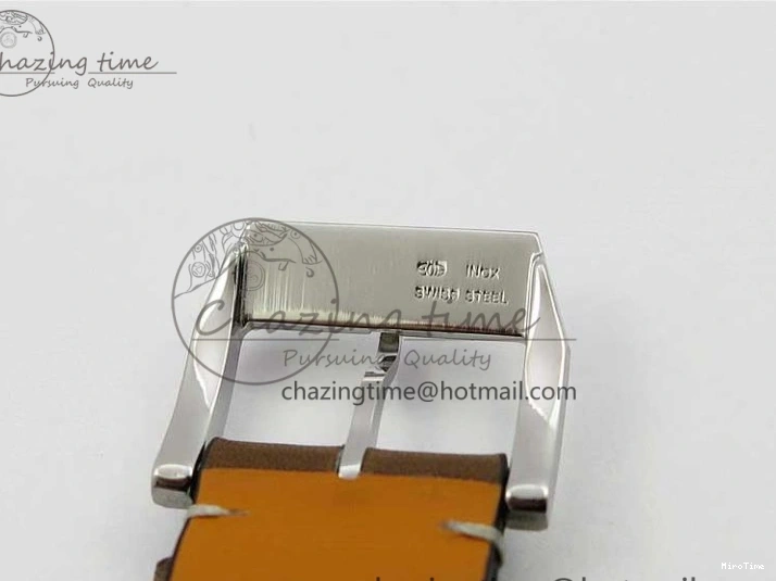 MIROTIME 0103 Pilot Chrono IW377726 ZF 1:1 Best Edition Green Dial on Brown Leather Strap A Trendsetting 7125